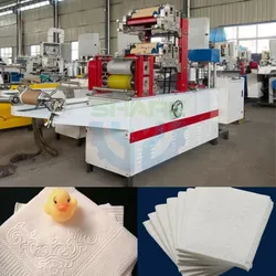 Hochwertige Servietten-Prägemaschine Automatische Papier-Prägemaschine Tissue-Druckmaschine für die Fabrik