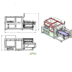 高速自動ボックスモーションシュリンク包装機 多用途対応