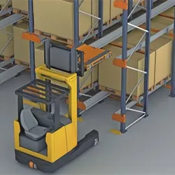 Sistema de Armazenagem em Prateleiras de Alta Tecnologia, Transporte por Rádio, Estantes para Paletes