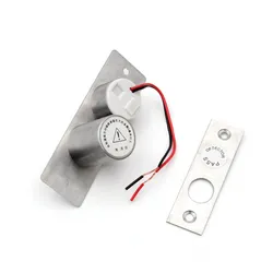 DC12V 2-Wire Mini Fechadura Embutida com Fechadura de Queda de Energia e Sistema de Controle de Acesso de Segurança para Porta de Metal