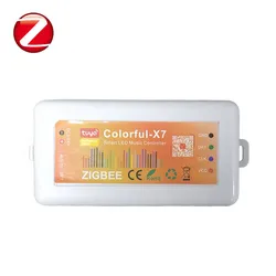 Tuya Zigbee Smart Rgbic LED Licht Bildschirm LED Streifen Controller funktioniert mit Alexa und Google Home