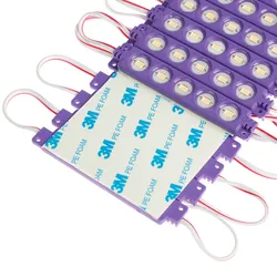 Dekoratives Licht SMD5630 Wasserdicht 5 LED-Modul Lila DC 12V Modul LED für Werbeschild Box Auto Van IP65