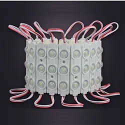 DC12V Modul Tanda Tegangan Aman LED 3 Modul 1.2W/PC dengan Lensa PCB Aluminium Injeksi