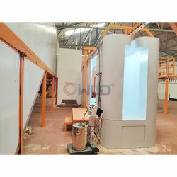 Aluminium-Pulverbeschichtungsmaschine automatische elektrostatische Pulverbeschichtungsanlage Lackieranlage Maschine