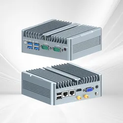 Industrieller Mini-PC Windows 11 lüfterlos VGA professionell kleinster kleiner Mini-Box Mini-Computer