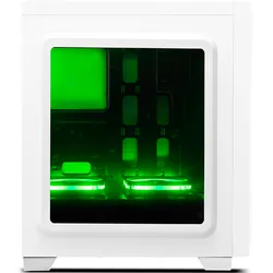 Transparente Glas-Seitenplatte RGB-Licht Matx Computergehäuse