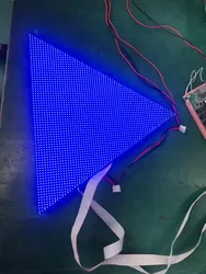 Modulo DJ a forma speciale personalizzato P5 Modulo LED triangolare per interni 370X370X370mm