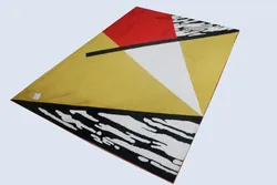 Tapetes de Geometria para Crianças, Tapetes para Quarto, Tapete de Lã