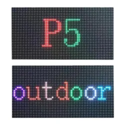 Painel Cubo Externo de Alta Resolução HD P5 Módulo de Display LED Personalizado para Publicidade Criativa com Logotipo