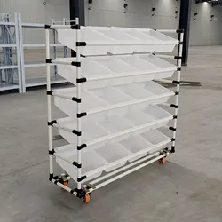 Estrutura de Armazenamento de Tubos de Aço Durável com Revestimento de Plástico