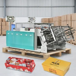 Máquina de Caixa de Papel Ecológica para Produção de Recipientes Alimentares Biodegradáveis