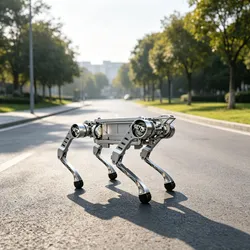 Modular zusammengebaut programmierbarer Entwicklungsassemblierbarer Logistiktransportroboterhunde