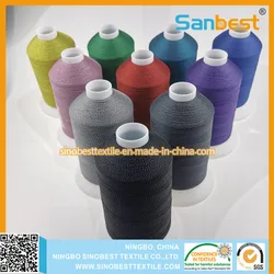 75D/2 Polyester reflektierender Stickgarn für Stickerei