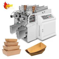 Automatische Kraft-Lunchbox-Herstellmaschine Lebensmittelbehälter Formmaschine Papierlebensmittelbox-Herstellmaschinen