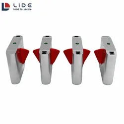 RFID QR-Code-Scanner Zugangskontrollsystem automatische Drehkreuz Klappbarriere Tor