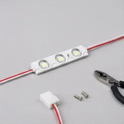 Módulo LED DC 12V 1.5W Branco Dia 6500K Brilhante 110lm/W para Publicidade Módulo LED Preço Módulo LEDs Módulos LEDs Módulos LED 12V