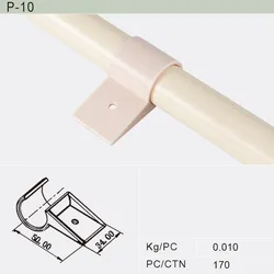Accesorio de plástico y unión para sistema de estanterías de tuberías (P-9)