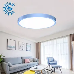 Pannello LED rotondo da soffitto rosa