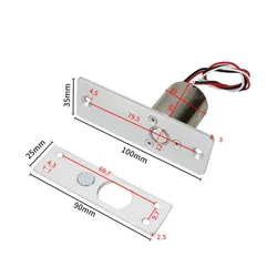 DC12V ล็อคมินิบolt สำหรับระบบควบคุมการเข้าถึง