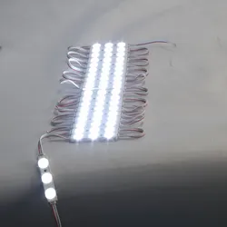 3 LEDs 1.5W Hochleistungs-Wasserdichte Optiklinse LED-Modul