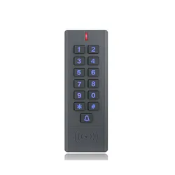 Teclado de controlo de acesso à prova de água ABS em plástico com código PIN e. Leitor de cartões