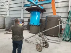 Máquina de Fazer Tubos de Cimento Rcc com Vibração Vertical de Fábrica / Linha de Produção de Bueiros de Concreto Pré-Moldado