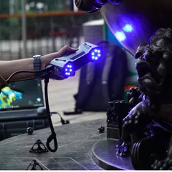 Современный метрологоческий 3D сканер с функцией очистки данных с помощью ИИ и настраиваемым разрешением оптимизирует данные сканирования для различных образцов