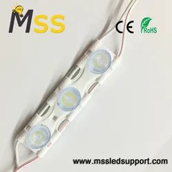 12V Módulos de LED de Injeção com Iluminação Lateral Edge SMD 3LED Modulos 3W 3030 Módulo de LED para Caixa de Iluminação de Dupla Visão