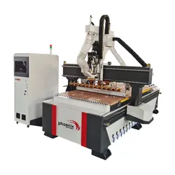 4 Trục 1325 Máy phay CNC Atc Disc với Tải Tự Động