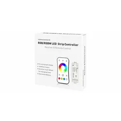 Kit di Controllo LED RGBW 2.4G Ricevitore LED Wireless RF 4 e Interruttore di Controllo Remoto per Strisce LED