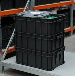 Kunststofflagerboxen ESD-Komponentenbox antistatische Zirkulationsbox für die PCB-Komponentenlagerung