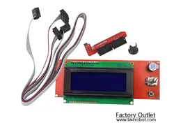 3D Pengendali Cerdas Reprap Reprap Ramps V1.4 LCD2004 Modul Papan