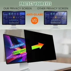 24 Protetor de Tela de Privacidade Removível de Inch Anti-Espionagem para Computador Filtro de Privacidade para Laptop
