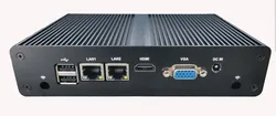 คอมพิวเตอร์ขนาดเล็กแบบไม่มีพัดลม Intel Quad Core J4125 2 COM 2 LAN