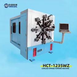 Máquina de Fabricação de Molde de Compressão, Extensão e Torção Sem Came Automática, Máquina de Formação de Fios