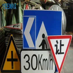 Adesivo riflettente ad alta intensità resistente alle intemperie per segnali di avviso sulla sicurezza mineraria