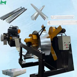 Automatische Dach- und Kabeltrassenmaschine Hochgeschwindigkeits-Dualfunktions-Rollformmaschine für Bau- und Elektroprojekte PLC-Steuerung