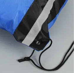 Werbe reflektierender Rucksack mit Kordelzug