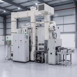 Fortgeschrittenes automatisches Pulverbeschichtungssystem mit Pulvrückgewinnungstechnologie
