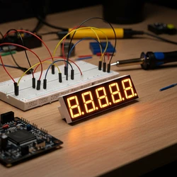 산업 공정 모니터링을 위한 밝은 0.56 인치 LED 디스플레이