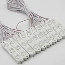 Wirtschaftliches 200PCS Paket 6500K LED-Modul 3light 0.72W 12V LED-Lichtmodul CE RoHS-Zertifizierung LED-Modul