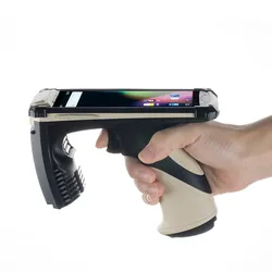เครื่องเก็บรวบรวมข้อมูลประสิทธิภาพสูง WiFi Android เครื่องอ่าน RFID UHF แบบมือถือ