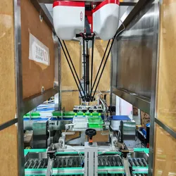 Parallelroboter Fallpacker automatischer Pick- und Pack-Roboterarm Palettiermanipulator mit Sichtsystem