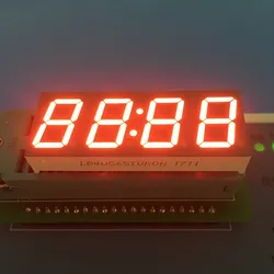 0.56 Zoll 4 Digit LED Uhranzeige für einfache Zeitablesung