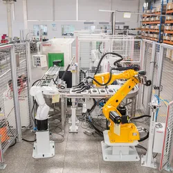 Desma Typ Roboter automatisierte Formlinie intelligenter Direktinjektionsprozess für die Automatisierung von Schuhfabriken