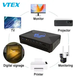 Mini PC de Alto Desempenho 12GB / I7 I9 Rtx3060 DDR5 Win11 Rig Compacto para Escritório e Jogos com Linux Multi-OS Mini PC