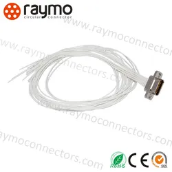 J63A Conector Retangular Elétrico de Metal Micro-D em Forma de Nano