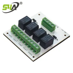 การออกแบบใหม่ S4a-501 โมดูลรีเลย์ควบคุมการเข้าถึงแบบเชื่อมต่อสำหรับประตูสองบานควบคุมการออก 5A/24V