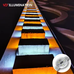 24V Módulo LED SMD Mudança de Cor LED RGB Pixel para Edifício Comercial Externo