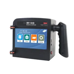 100mm Máy in phun Tij cầm tay lớn cho mã Qr mã vạch in trên thùng carton